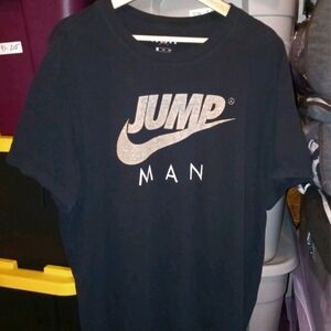 Jordan Jump Man Black Tee